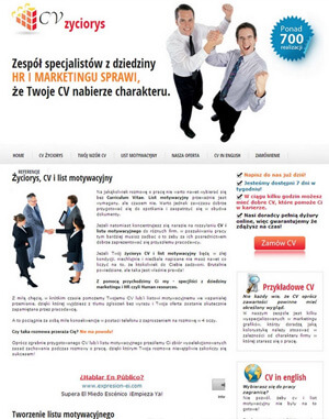 strony wordpress