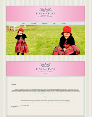 strony wordpress onepage